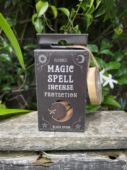 Black Opium PROTECTION | Spell Incense Cones