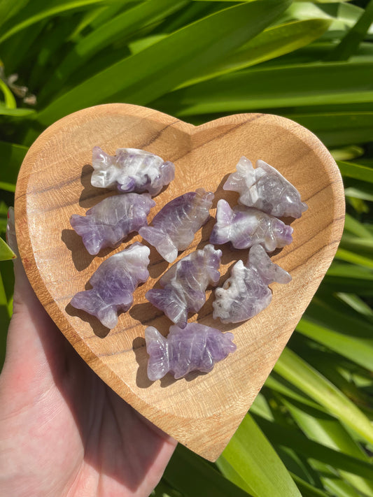 Chevron Amethyst Mini Fish