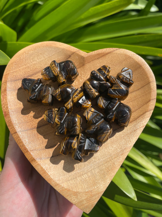 Tigers Eye Mini Elephant