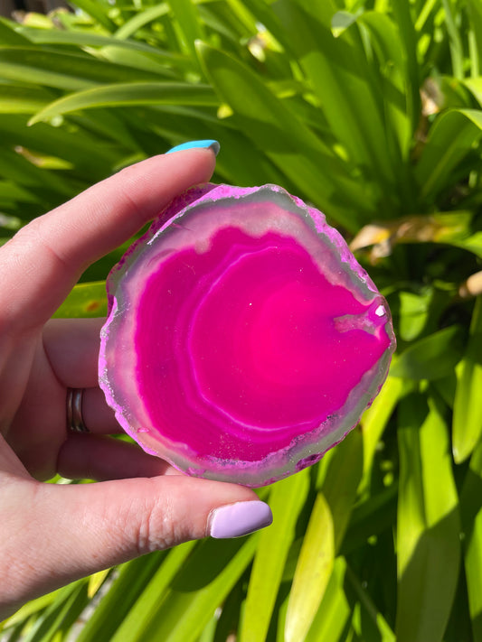 Agate Slice | Pink A