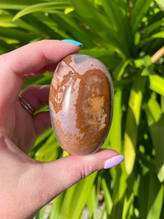 Polychrome Jasper Palm Stone A