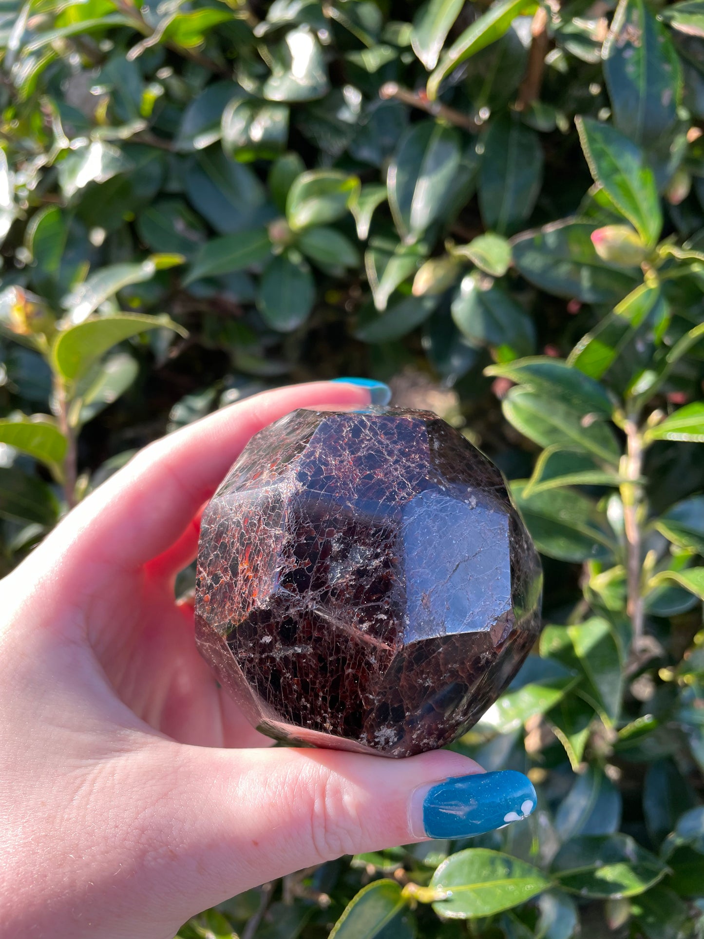 Faceted Garnet Piece A