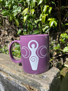 Triple Goddess Purple Mug