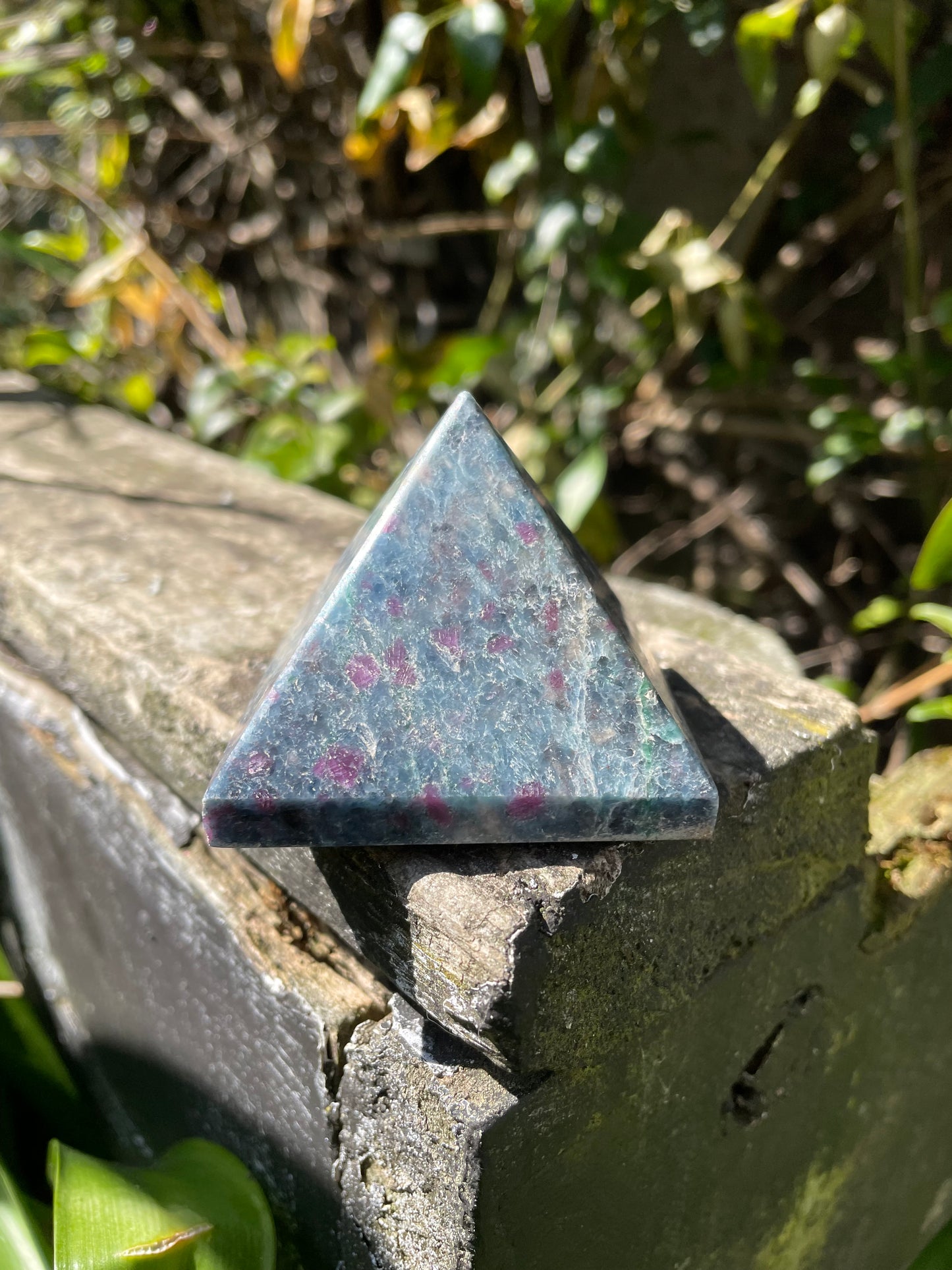 Ruby & Kyanite Pyramid A