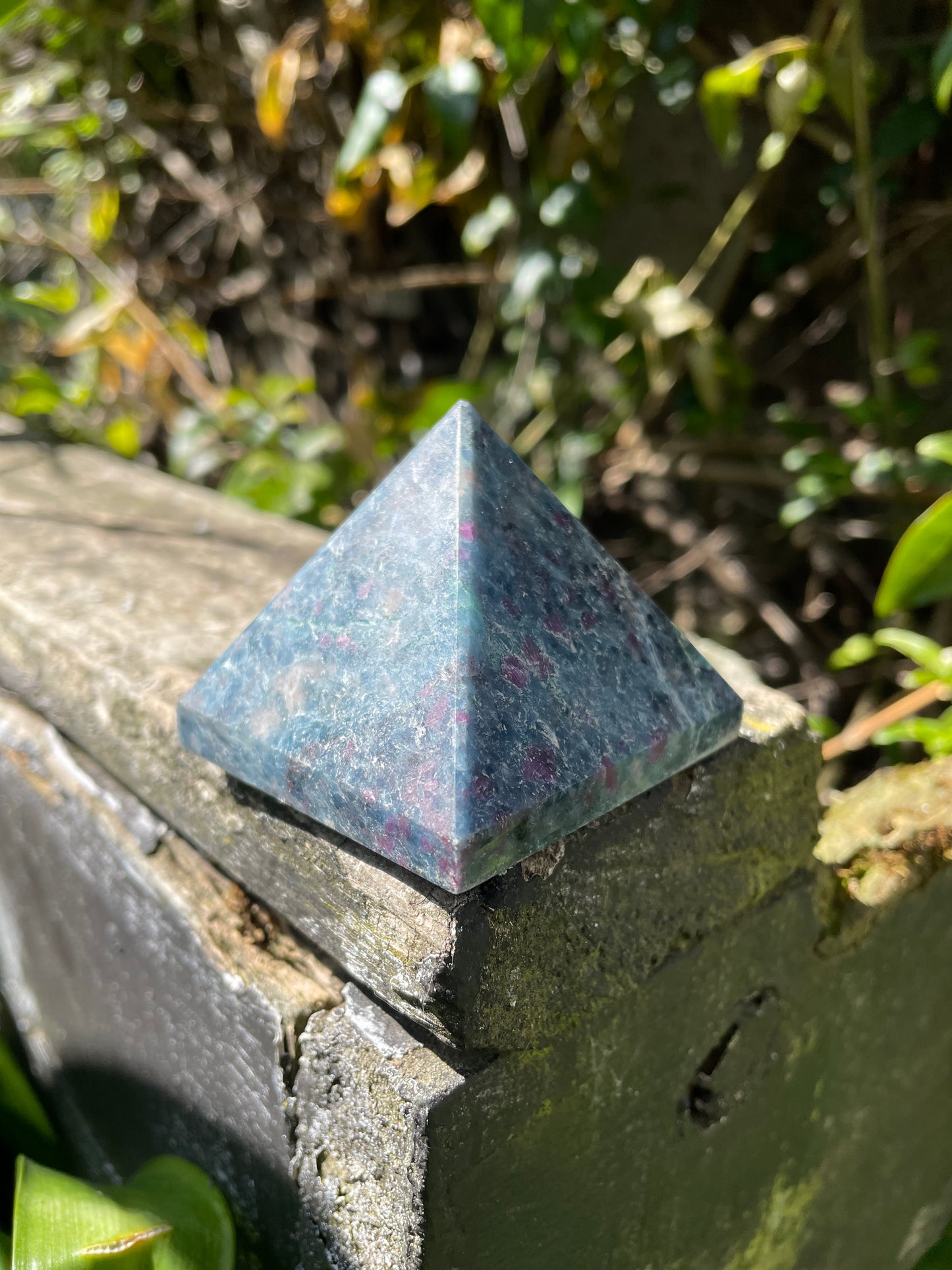 Ruby & Kyanite Pyramid A