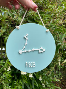 Star Sign Constellation Hanger | Pisces