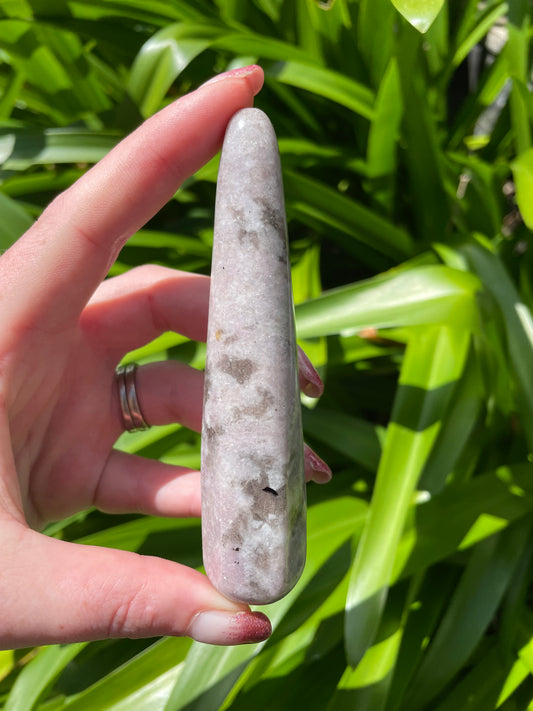 Lepidolite Wand A