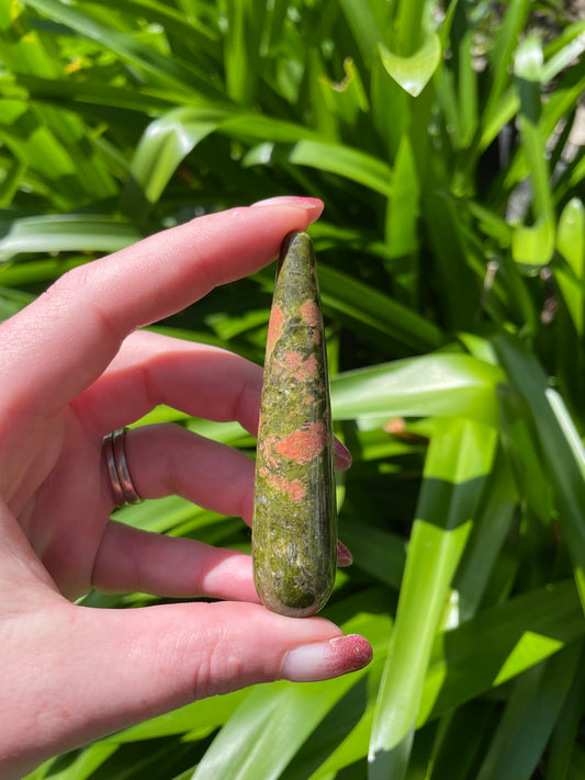 Unakite Wand