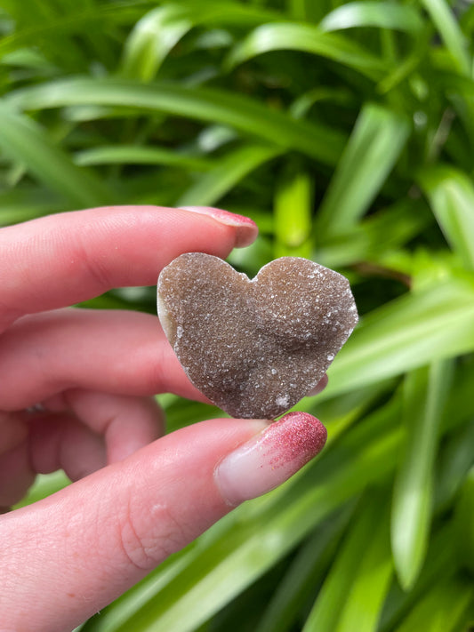 Amethyst Mini Heart D