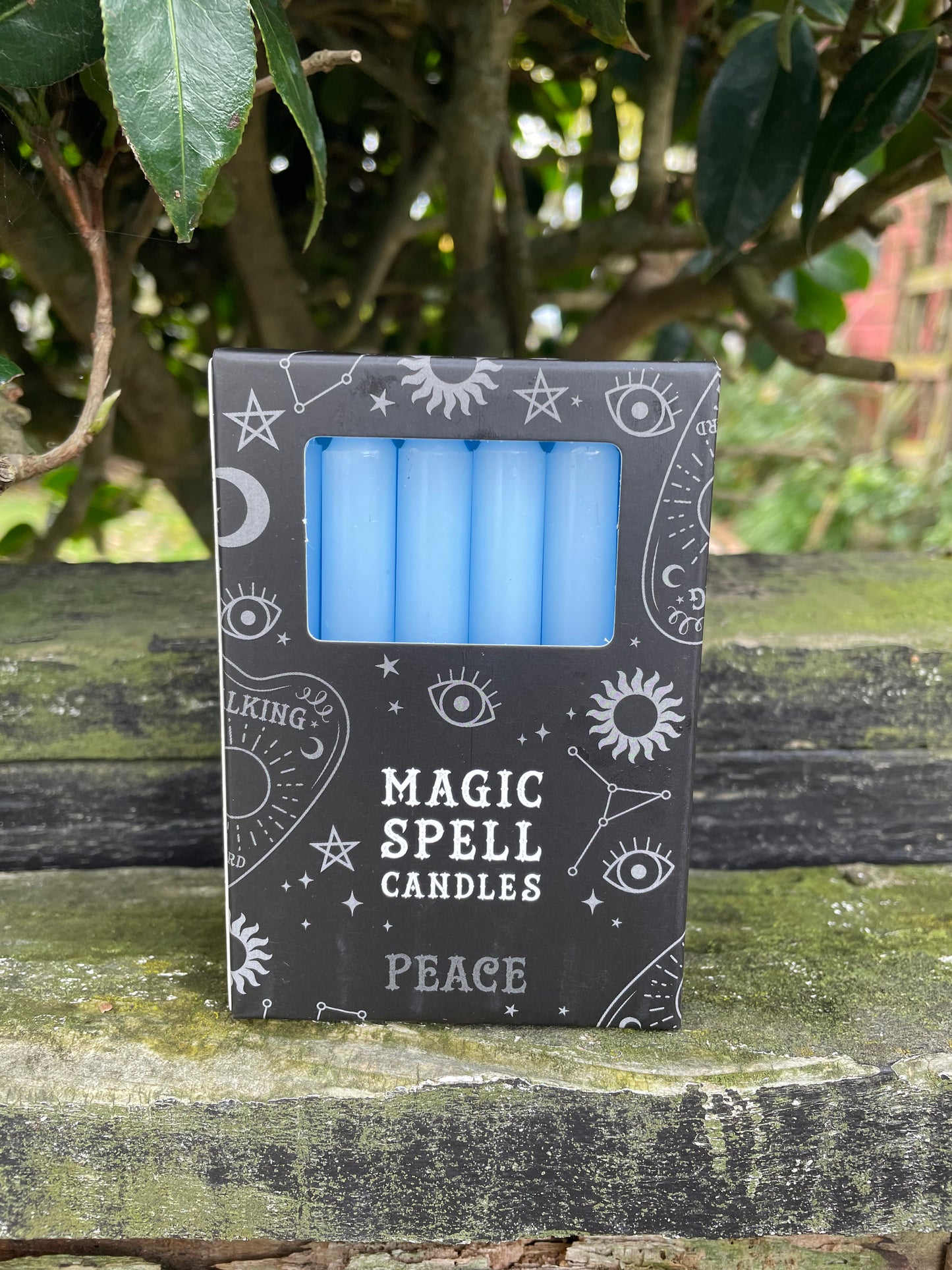 Blue PEACE Magic Spell Candles x12