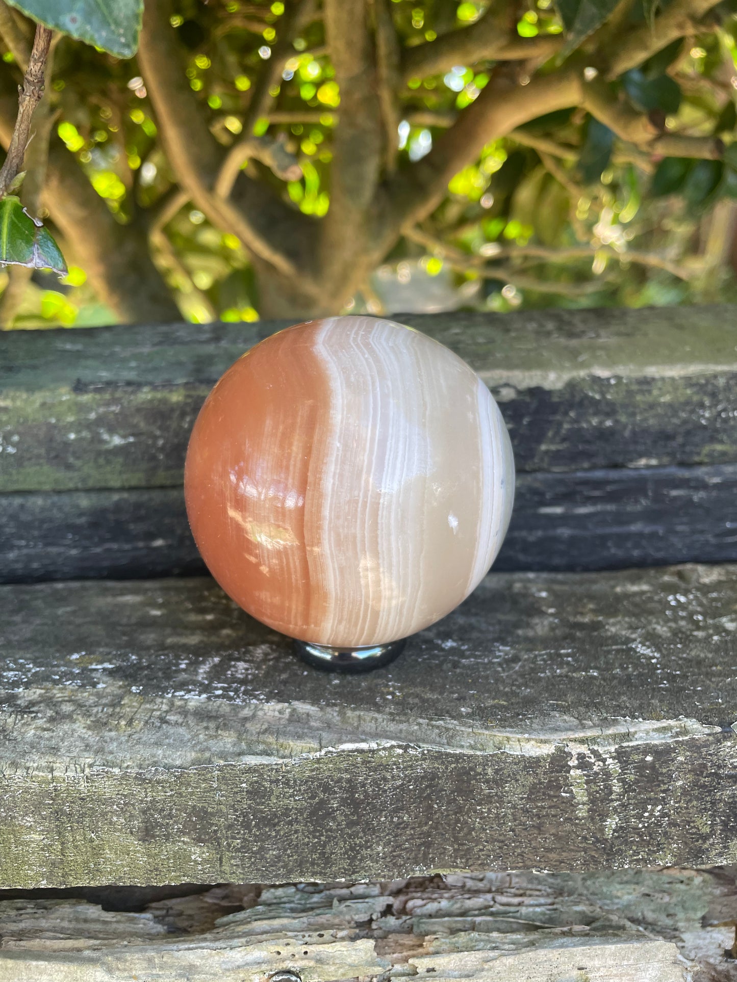 Honey Calcite Sphere A