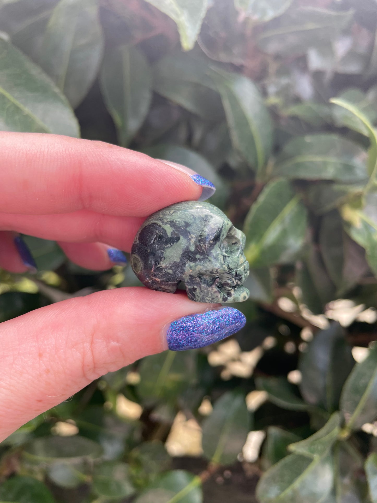 Kambaba Jasper Mini Skull