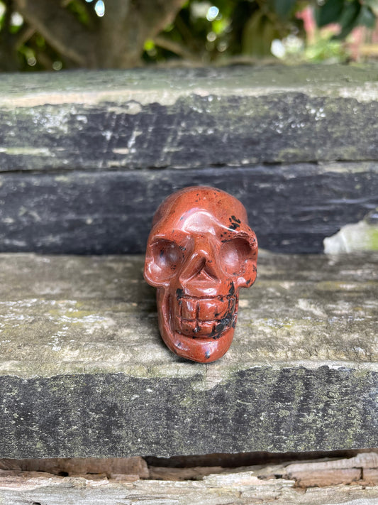 Mahogany Obsidian Skull Medium