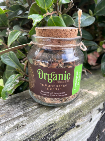 Organic Lemongrass and Spice Smudge Resin