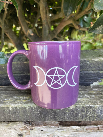 Triple Moon Purple Mug