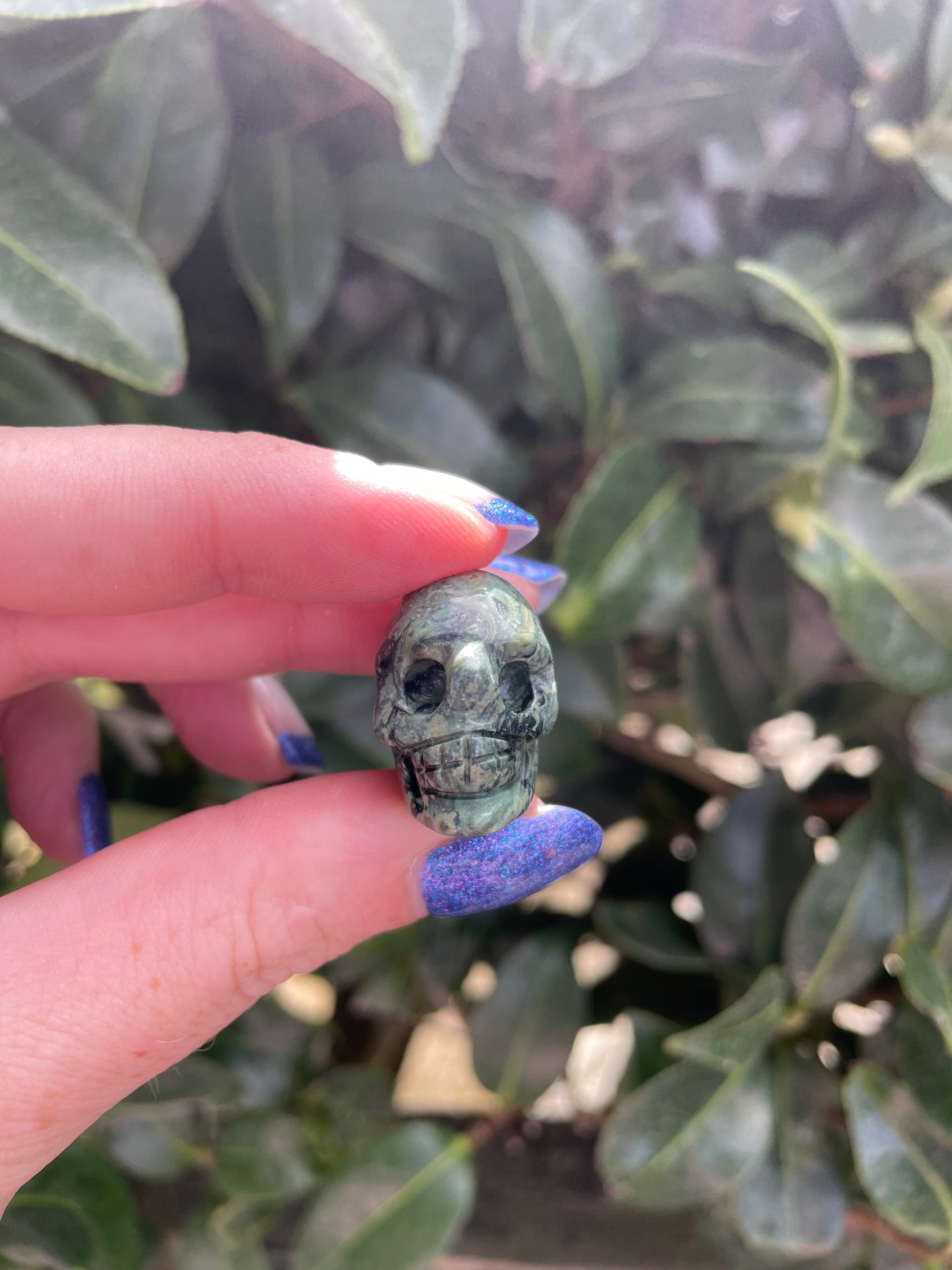 Kambaba Jasper Mini Skull