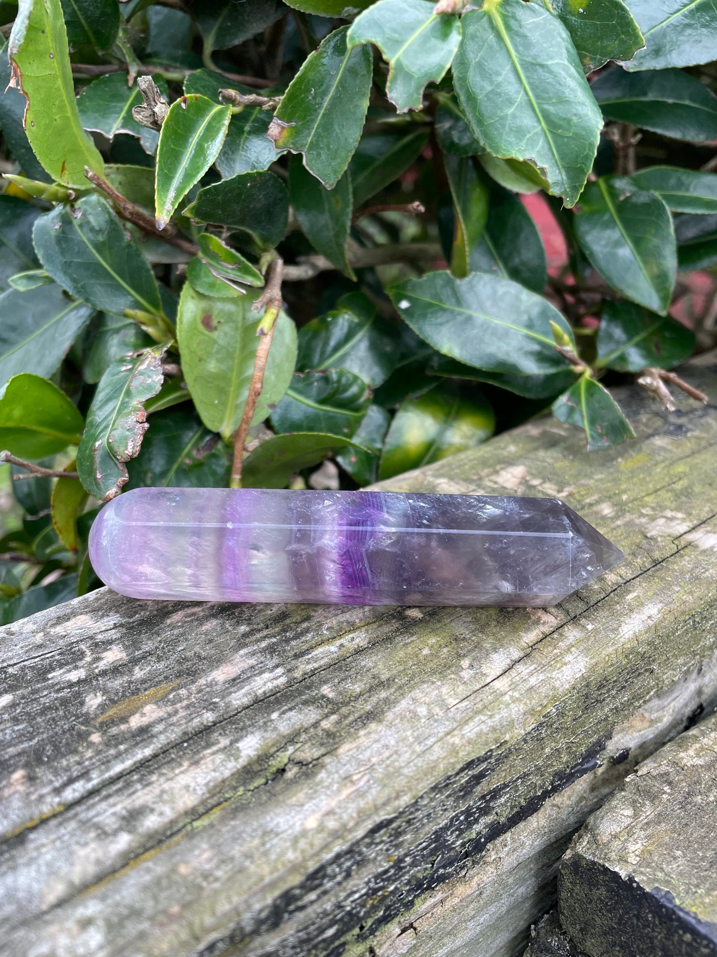 Rainbow Fluorite Wand B