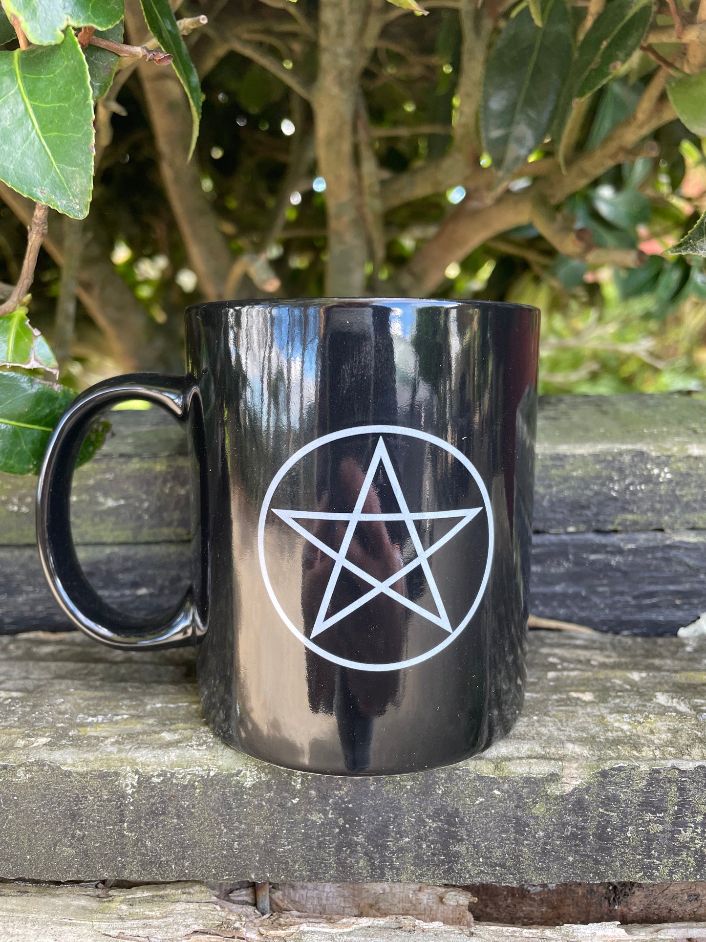 Pentacle Black Mug