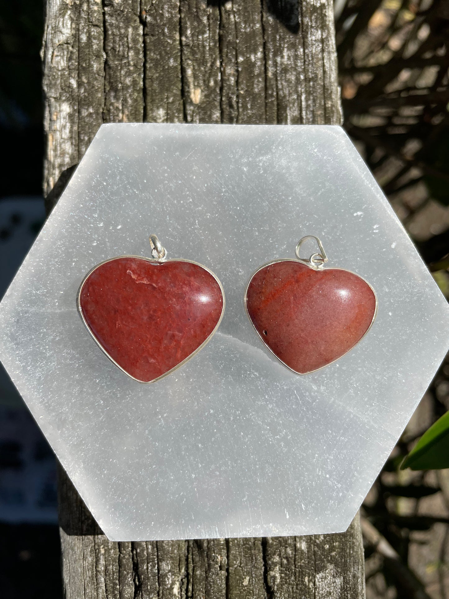 Strawberry Quartz | Heart Pendant