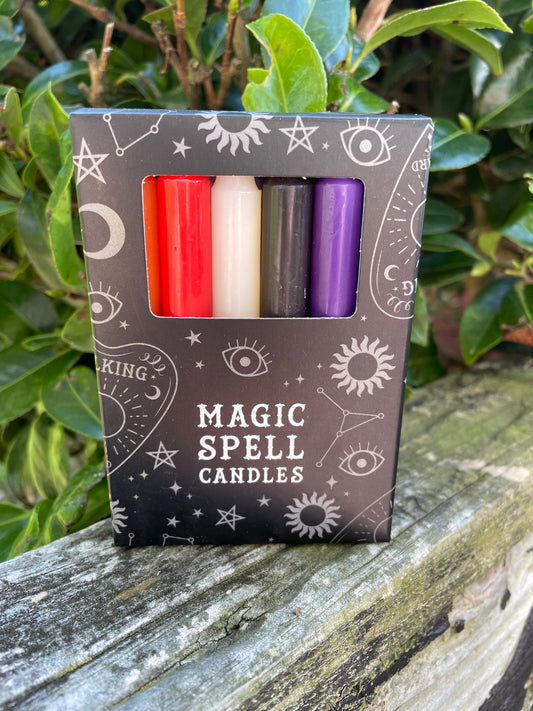 Mixed Spell Candles x12 Colours