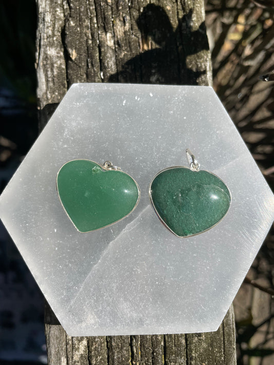 Fuschite | Heart Pendant